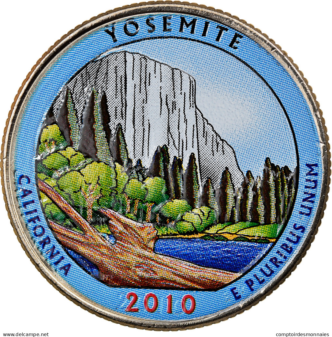 Monnaie, États-Unis, Quarter, 2010, U.S. Mint, Denver, Colorisé, SUP - 2010-...: National Parks