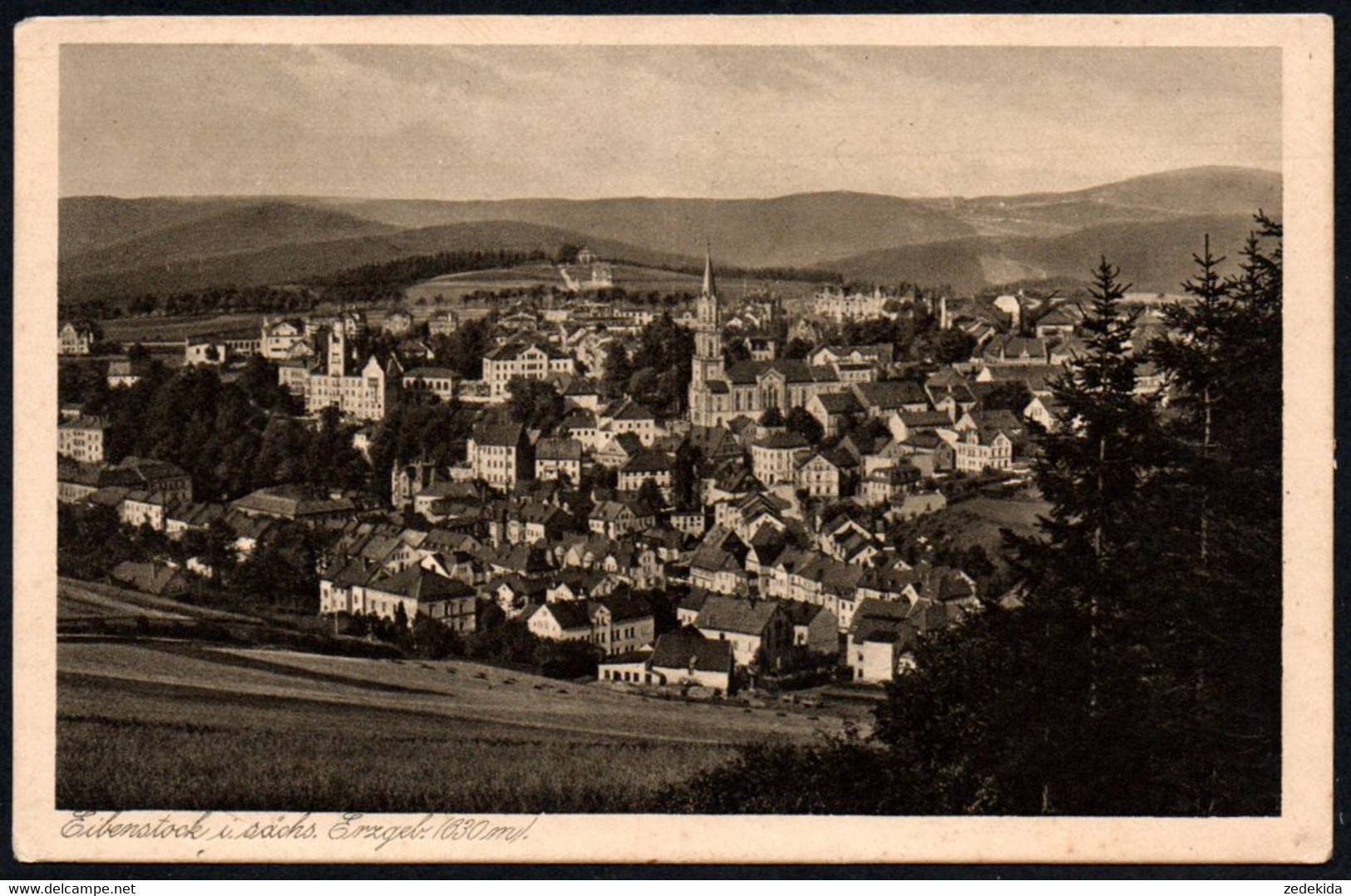 A8386 - Eibenstock - Wilhelm Vogel Kupfertiefdruck - Eibenstock