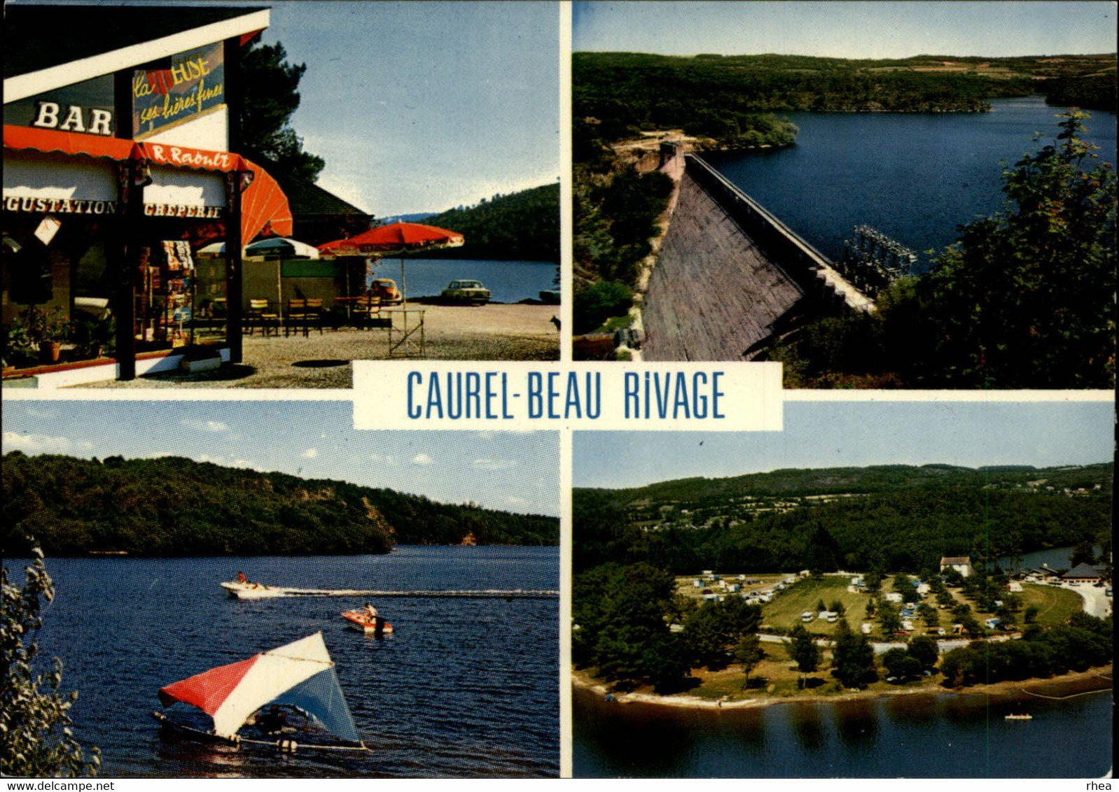 22 - CAUREL - Crêperie De Beau-Rivage - Barrage De Guerlédan - Cerf-volant - Camping - Caurel