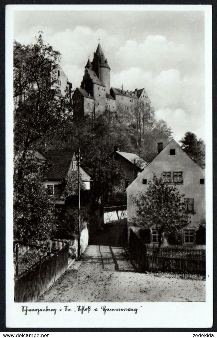 E6925 - Schwarzenberg Schloß - Wilhelm Vogel Bromsilber - Schwarzenberg (Erzgeb.)