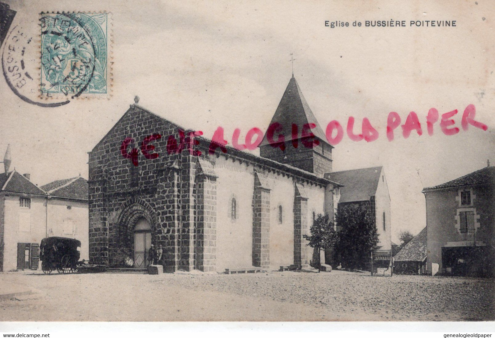 87- BUSSIERE POITEVINE - EGLISE  1906 - Bussiere Poitevine