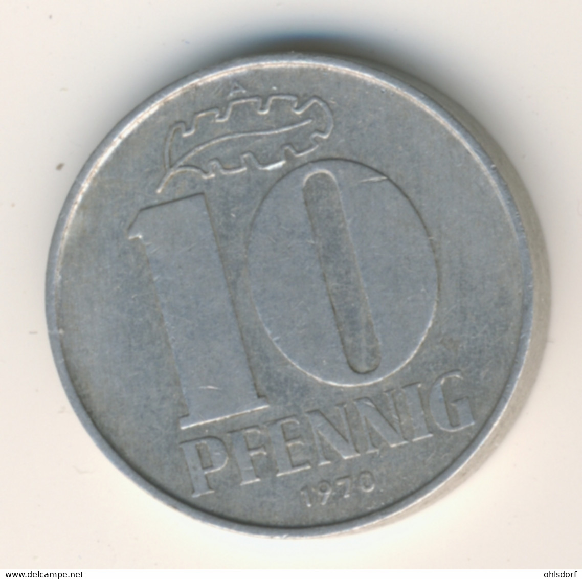 DDR 1970: 10 Pfennig, KM 10 - 10 Pfennig