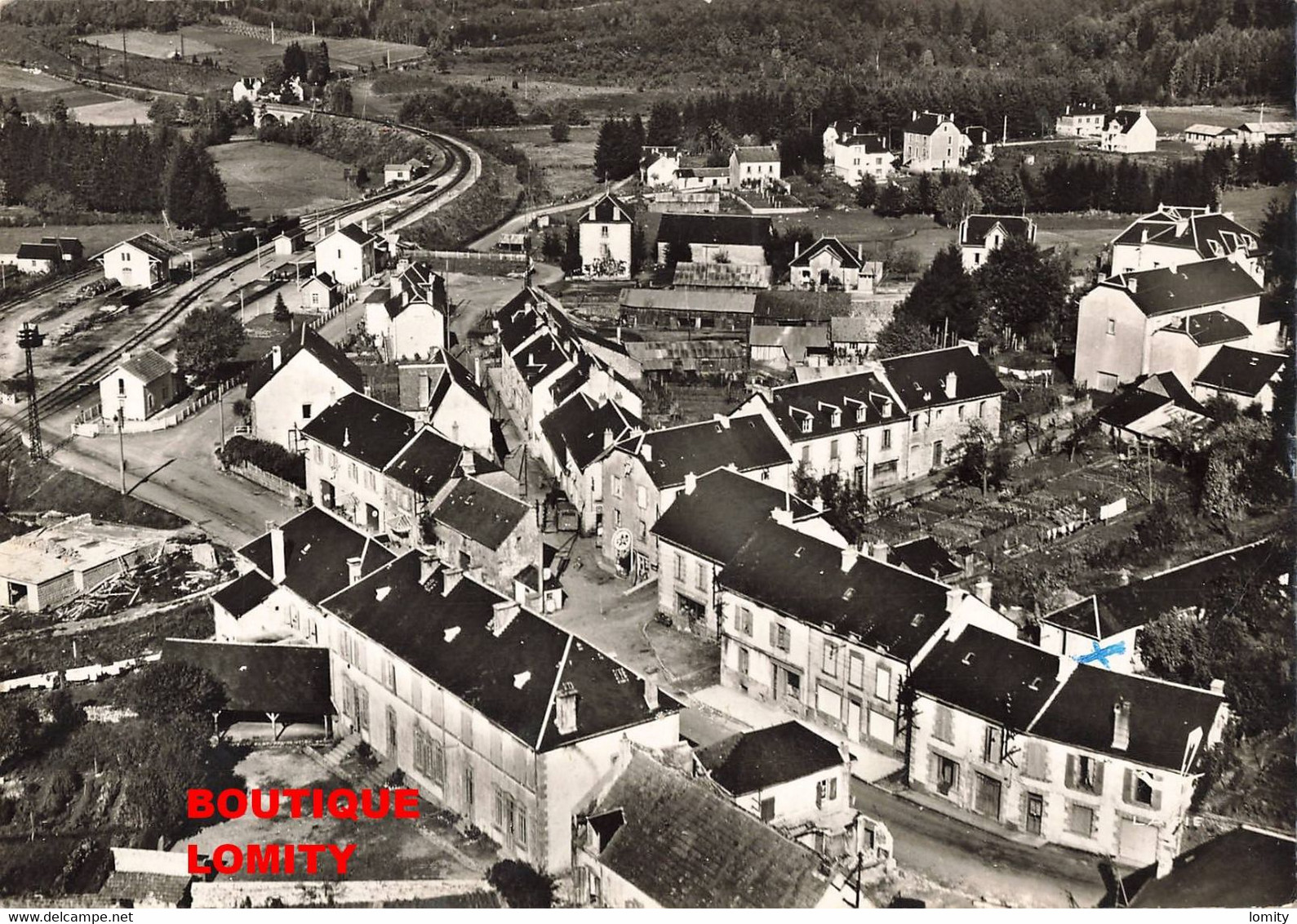 19 Bugeat En Avion Au Dessus De La Gare Vue D' Ensemble CPSM GF Edit Lapie - Sonstige & Ohne Zuordnung