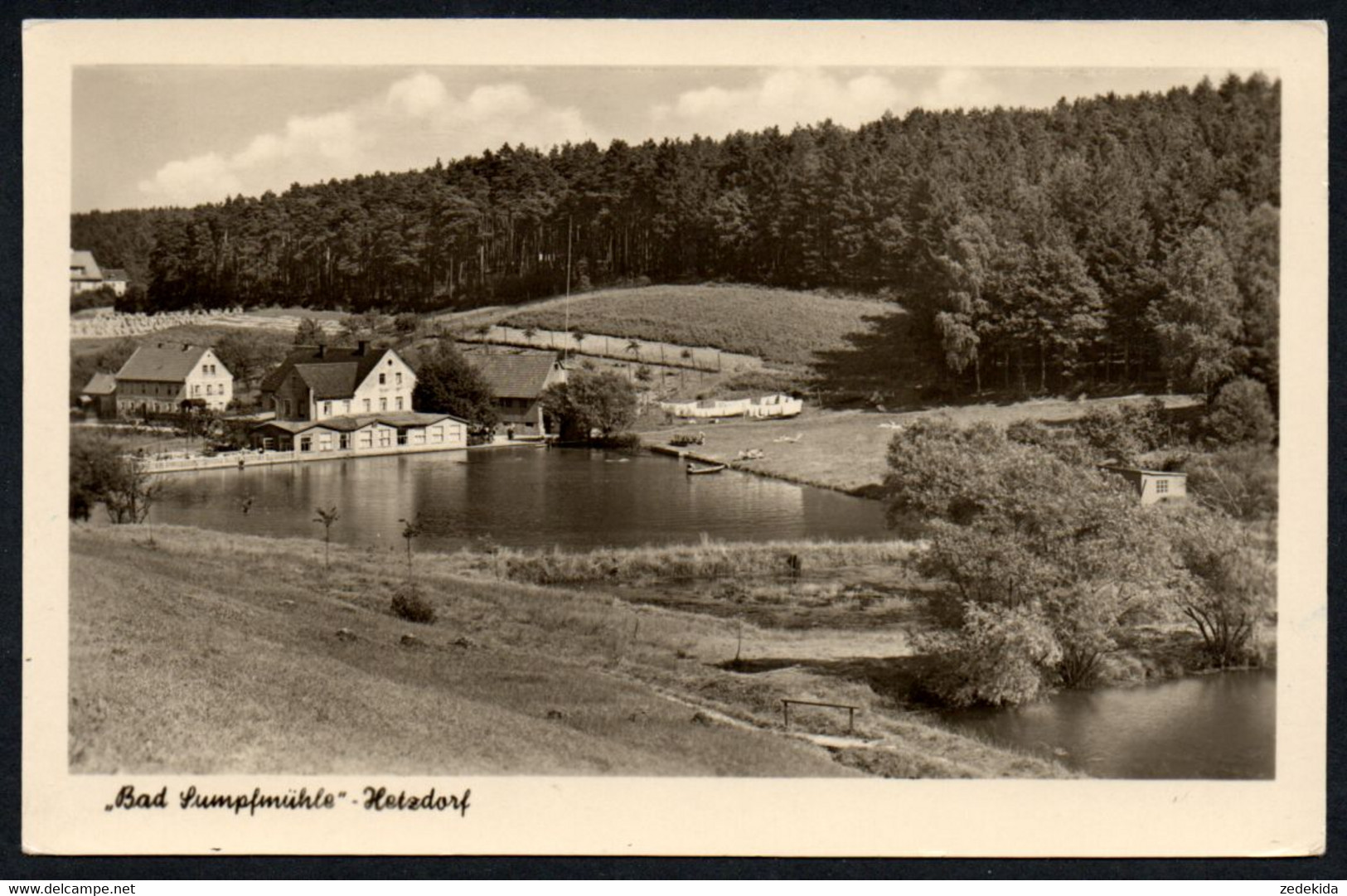 E9037 - Hetzdorf Gaststätte Sumpfmühle - Brück & Sohn - Hetzdorf