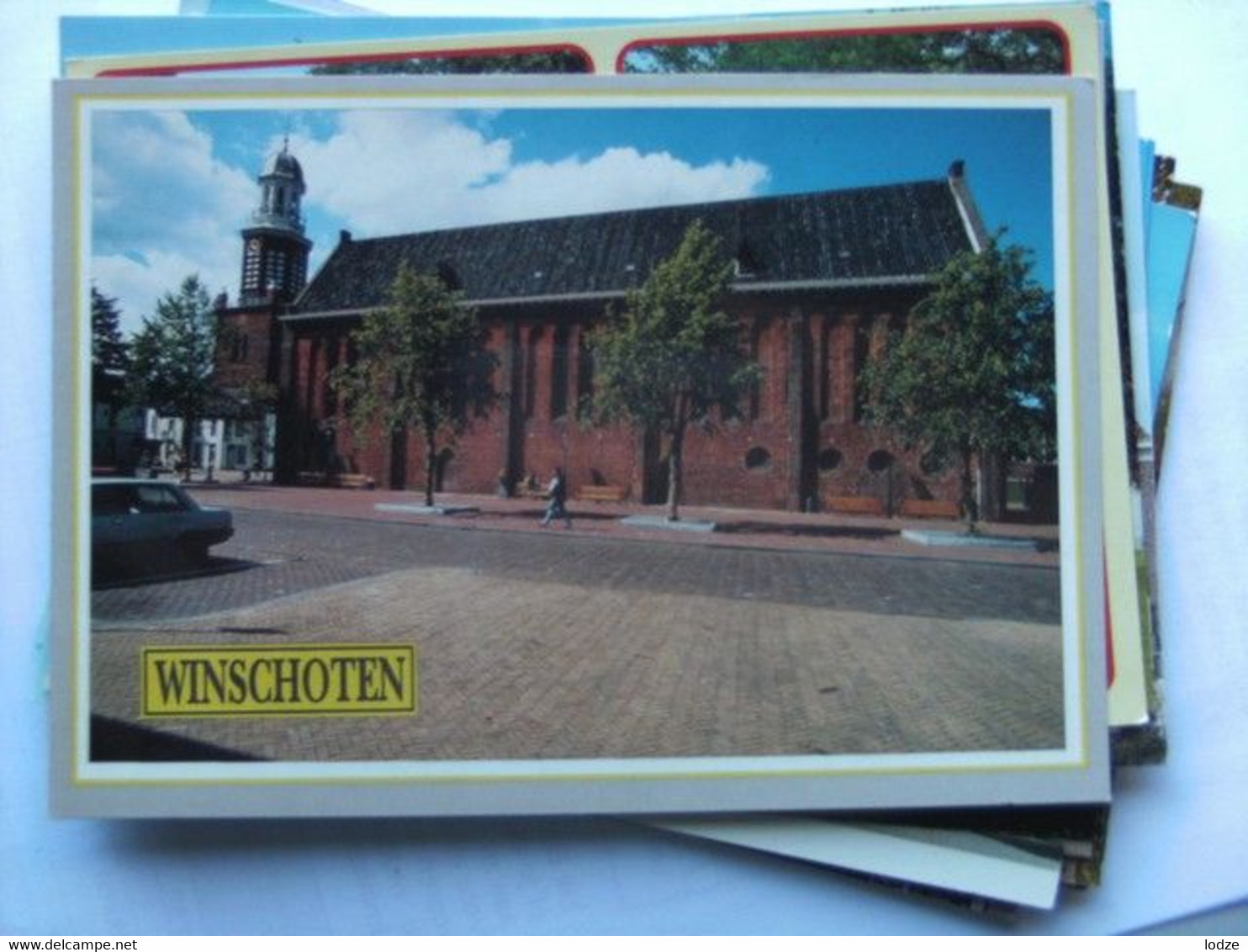 Nederland Holland Pays Bas Winschoten Met NH Kerk En Kerkplein - Winschoten