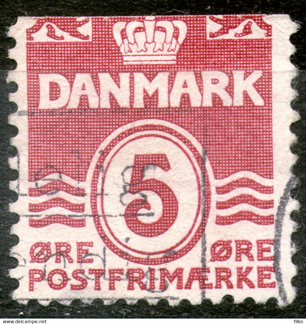Denmark,1935. Numeral. 5 Øre,error,used,as Scan - Sonstige & Ohne Zuordnung