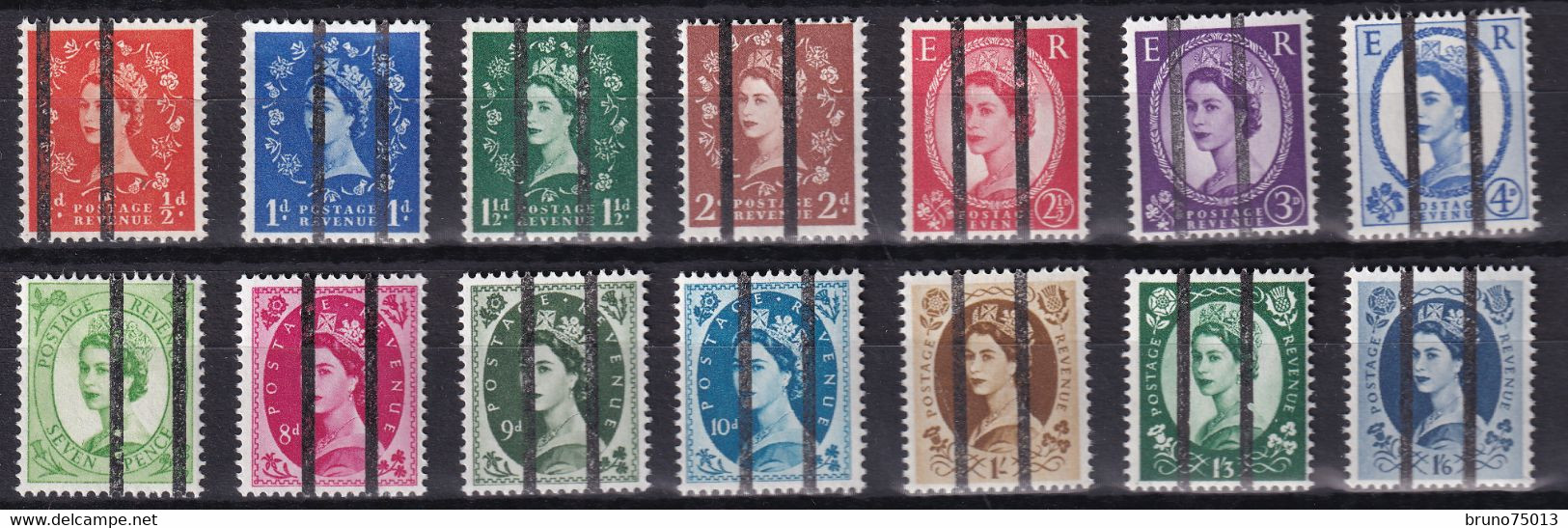 YT 327/332 - 336/342 - Wmk Crowns - MNH *** - Papier Blanc - Training Stamps - Cours D'intruction - Nuovi