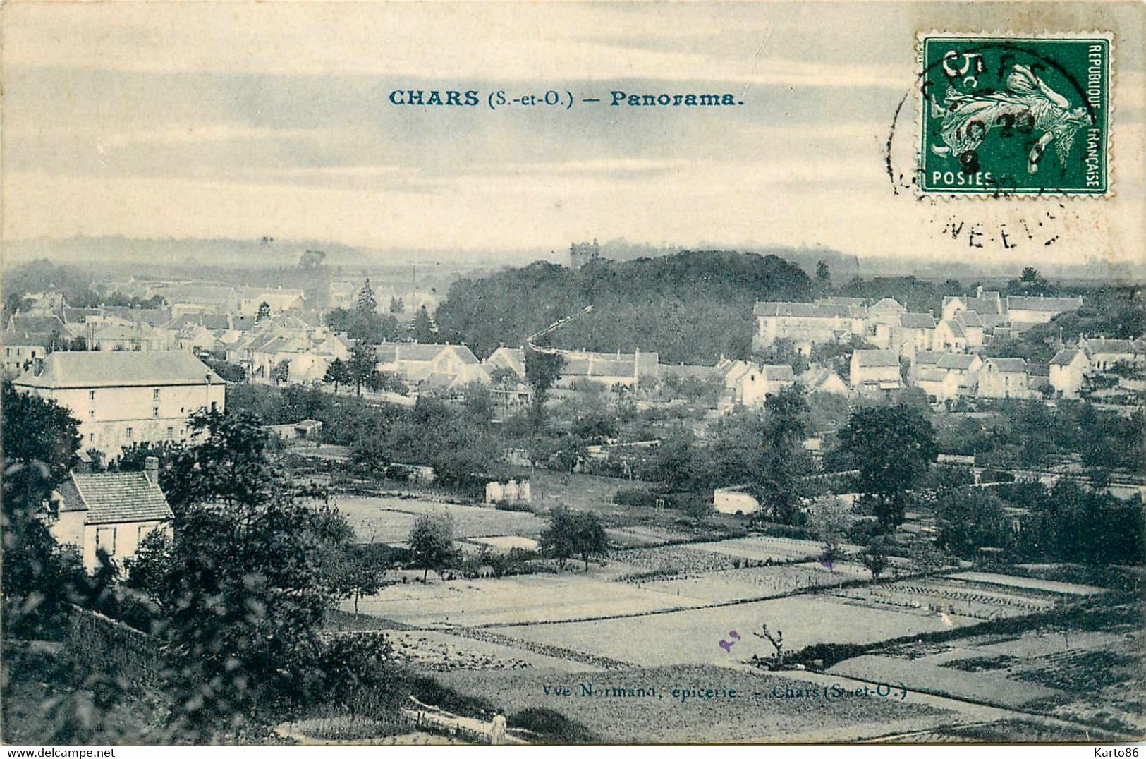 Chars * Panorama De La Commune * Vue D'ensemble - Chars