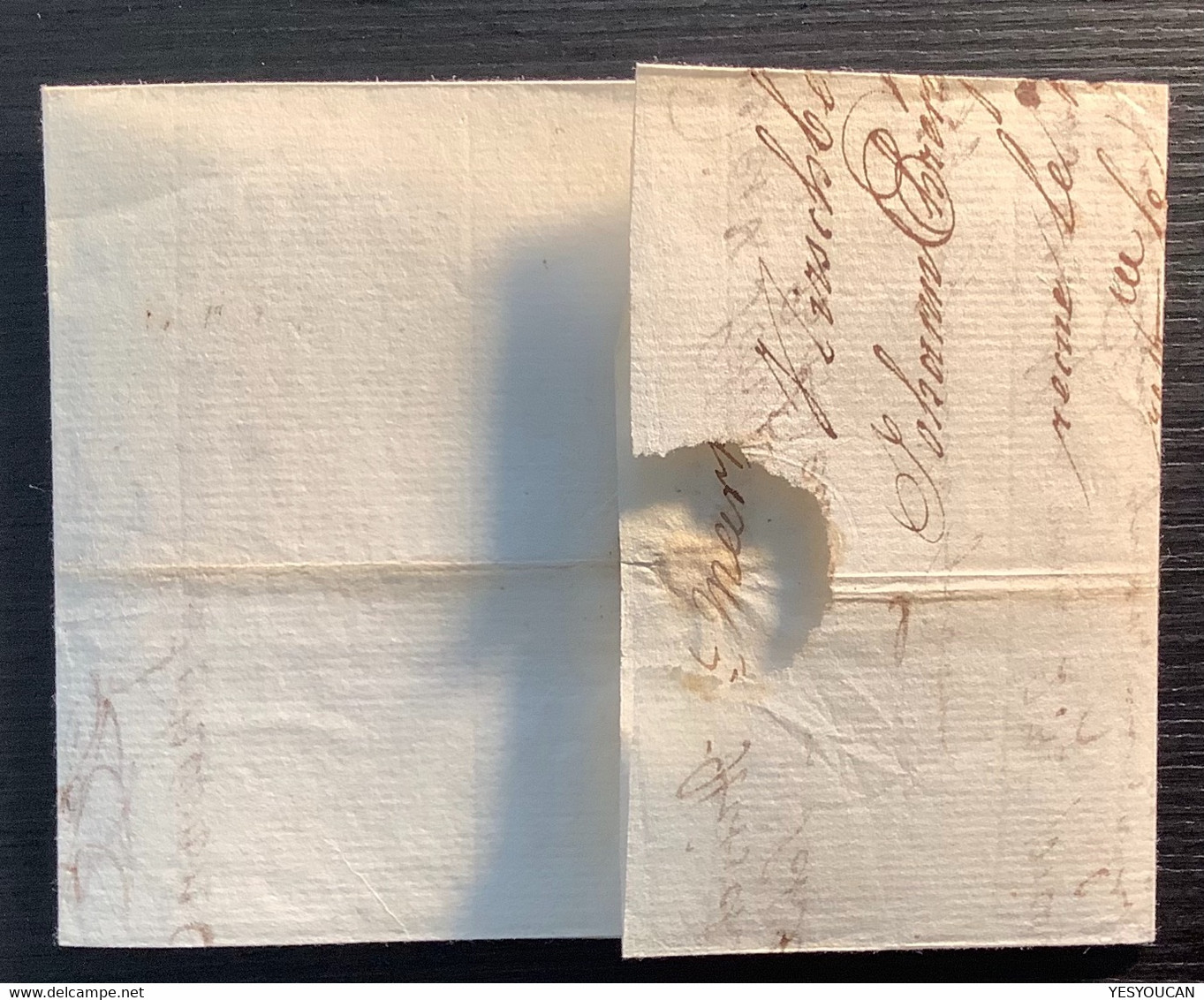 "HAMBURG" 1793 Brief Hirschberg Schlesien (Preussen)>Schroeder Schuyler Bordeaux France(lettre Transit Post Frankreich - Préphilatélie