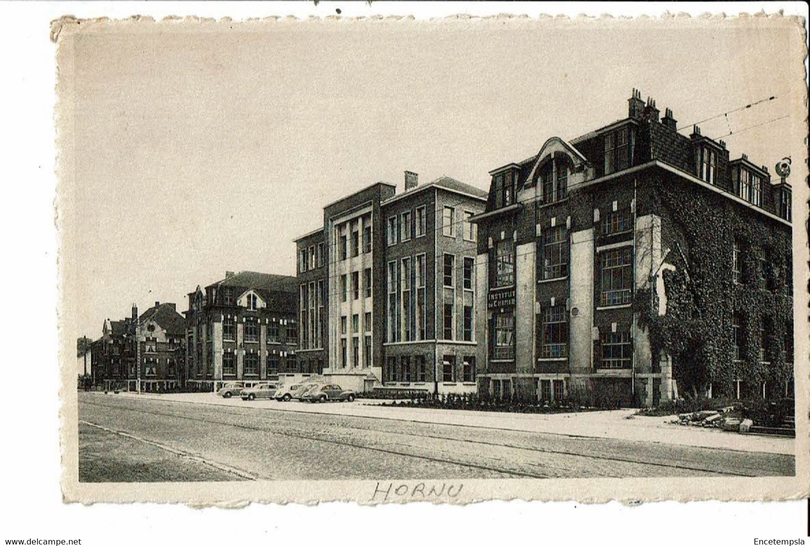 CPSM Carte  Postale  Belgique-Hornu- Ecole Professionnelle Et Institut De Chimie  VM28516 - Boussu