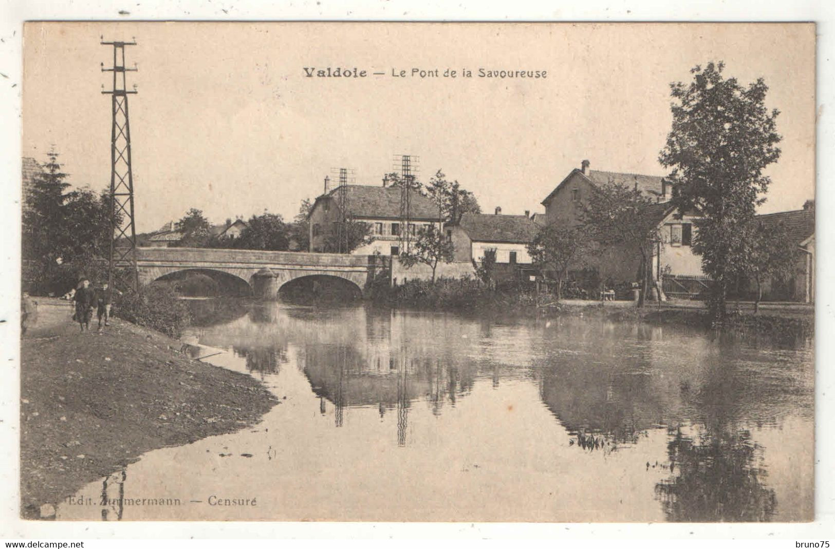 90 - VALDOIE - Le Pont De La Savoureuse - 1915 - Valdoie