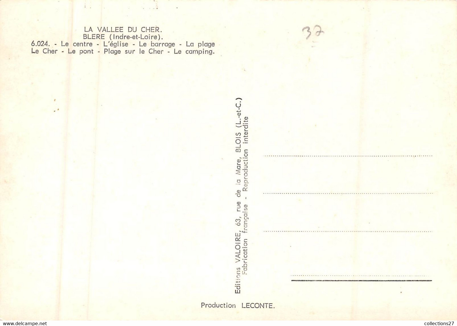 37-BLERE- MULTIVUES - Bléré
