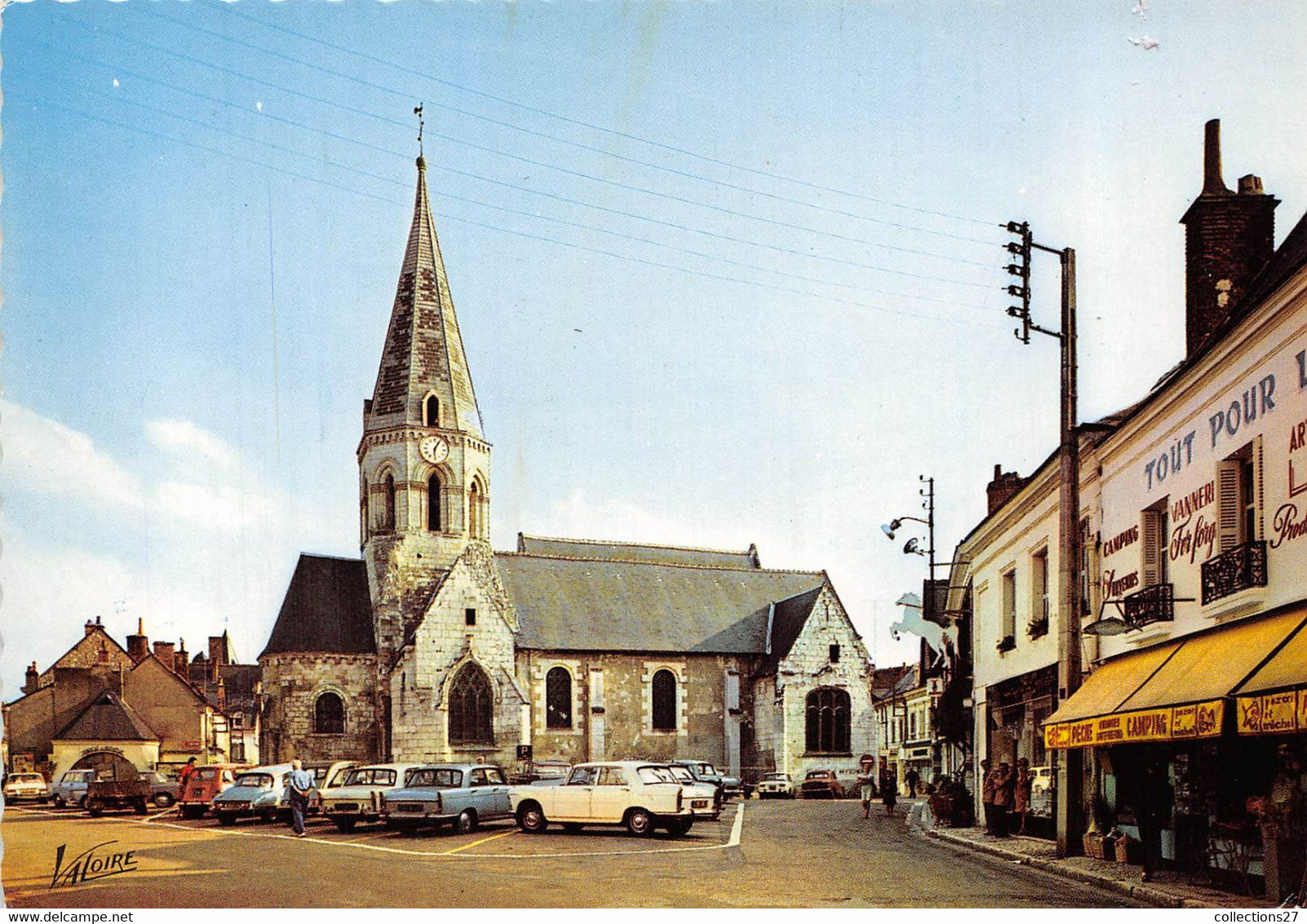 37-BLERE- PLACE DE L'EGLISE - Bléré