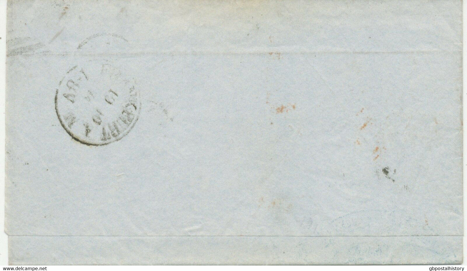 GB 1871 QV 1d Rose-red Pl.137 (LE) W Variety: Broken "E" Of "ONE" On VF Cover With Duplex "LONDON / 9" - Cartas & Documentos