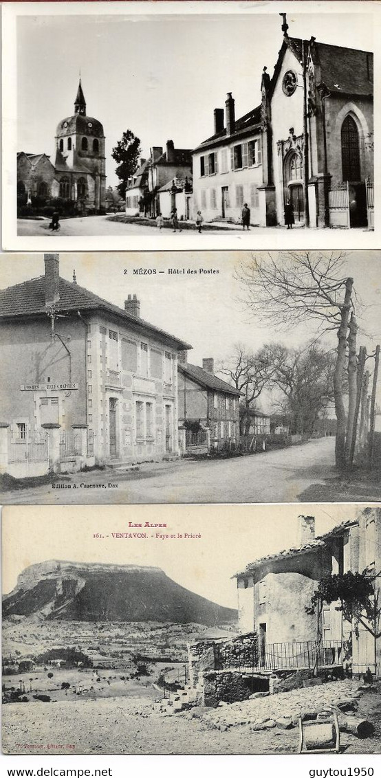 très bon lot de 60 cartes postales de villages de france