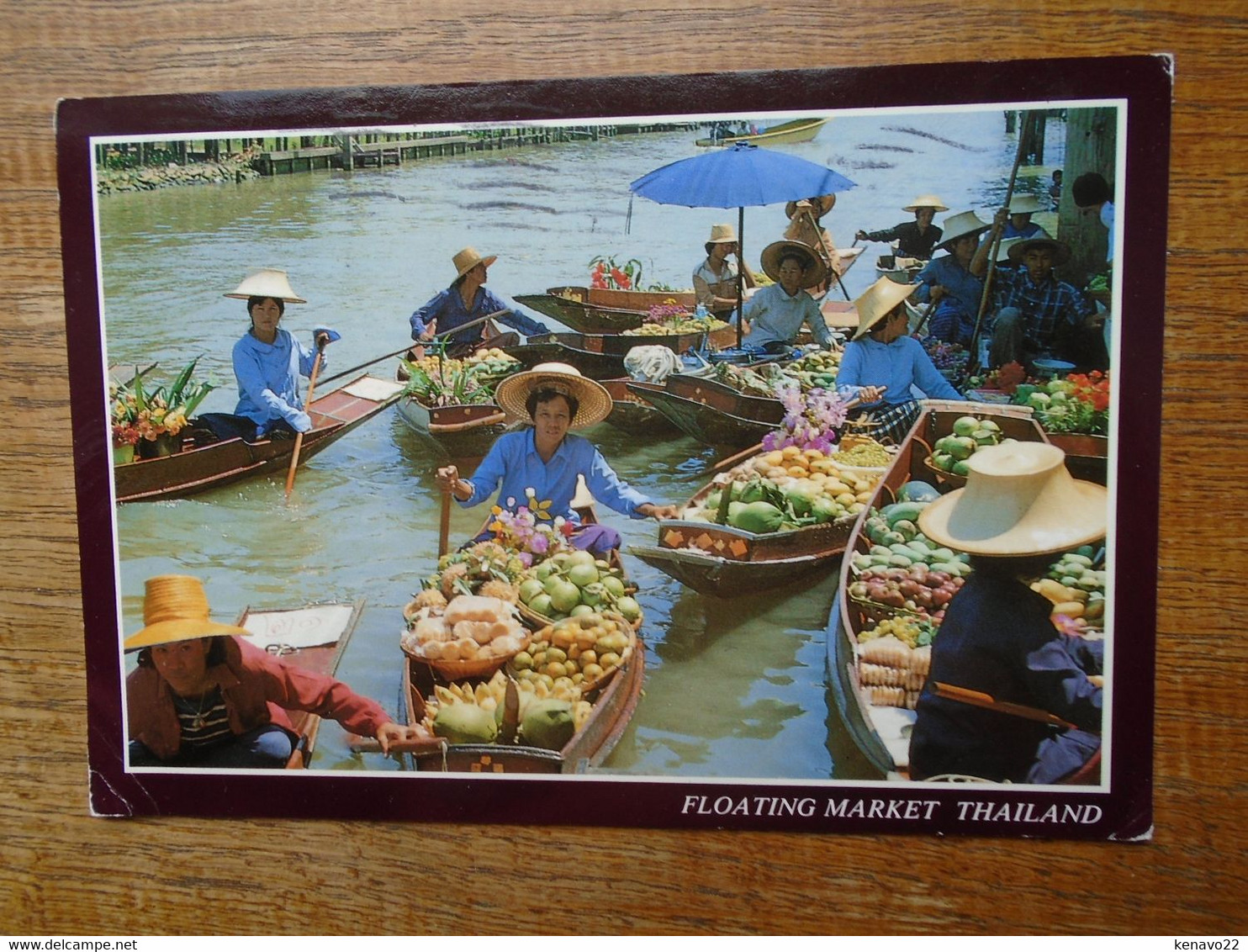 Thailand , Damnernsaduak Floting Market , Rajburi Province "" Beau Timbre "" - Thaïlande