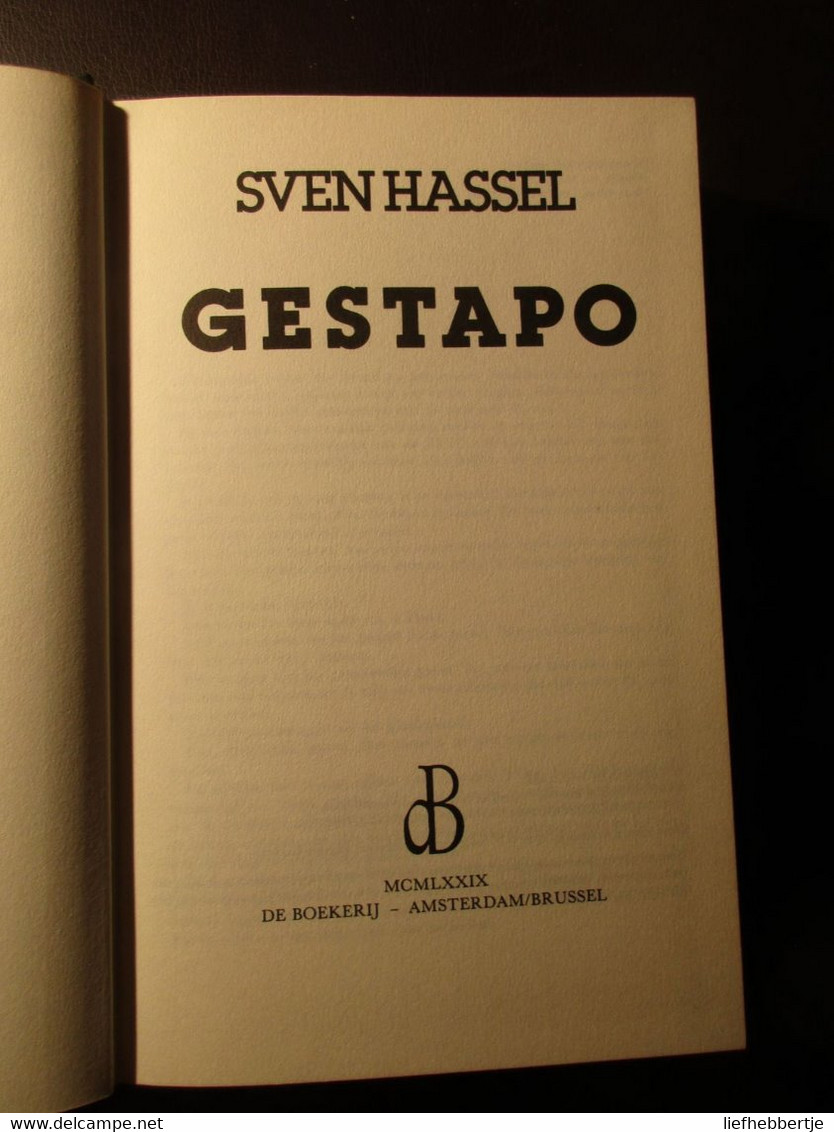 Gestapo - Door Sven Hassel - 1979 - Oorlog 1939-45