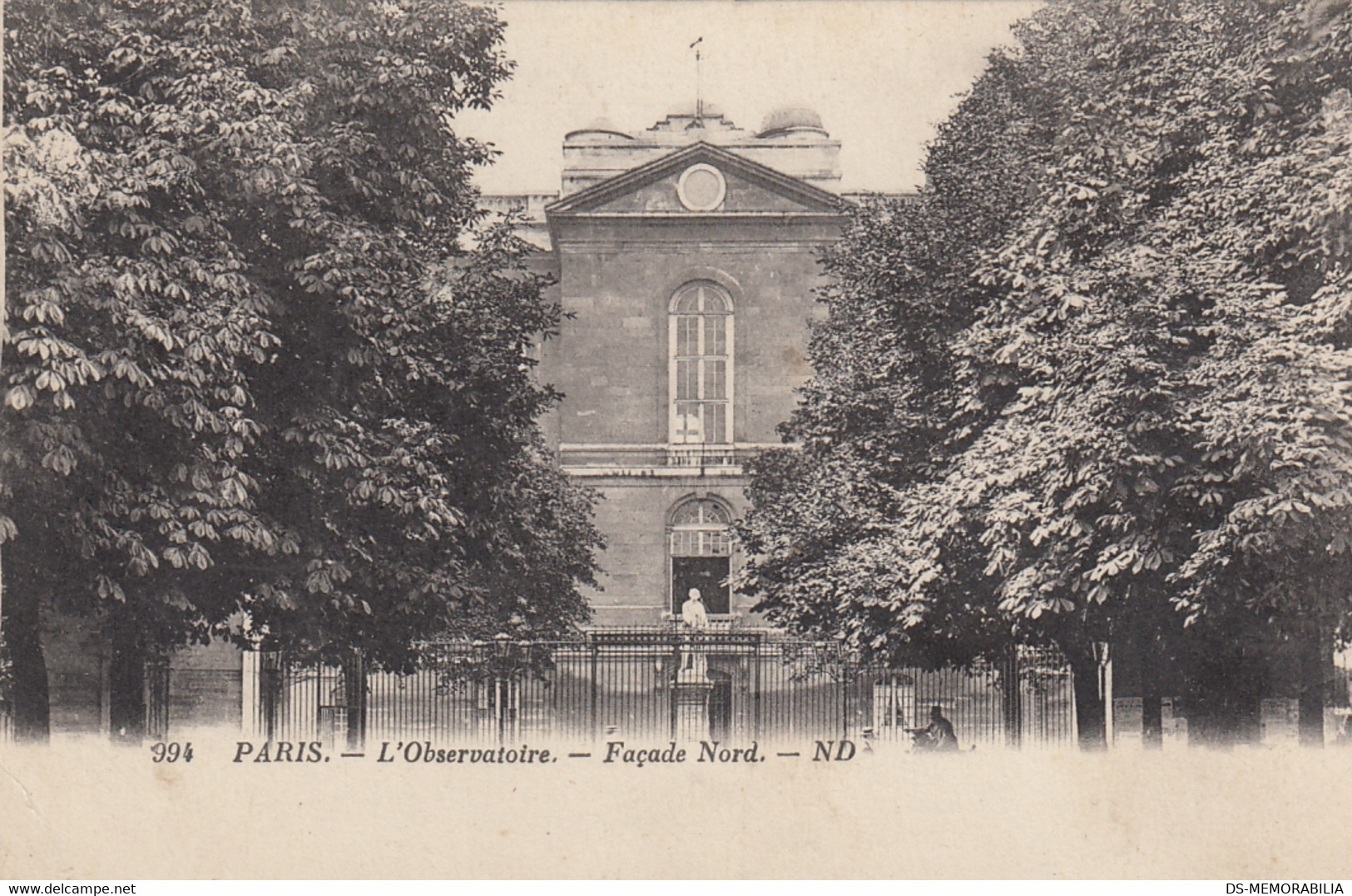 Paris - L'Observatoire , Facade Nord - Arrondissement: 14