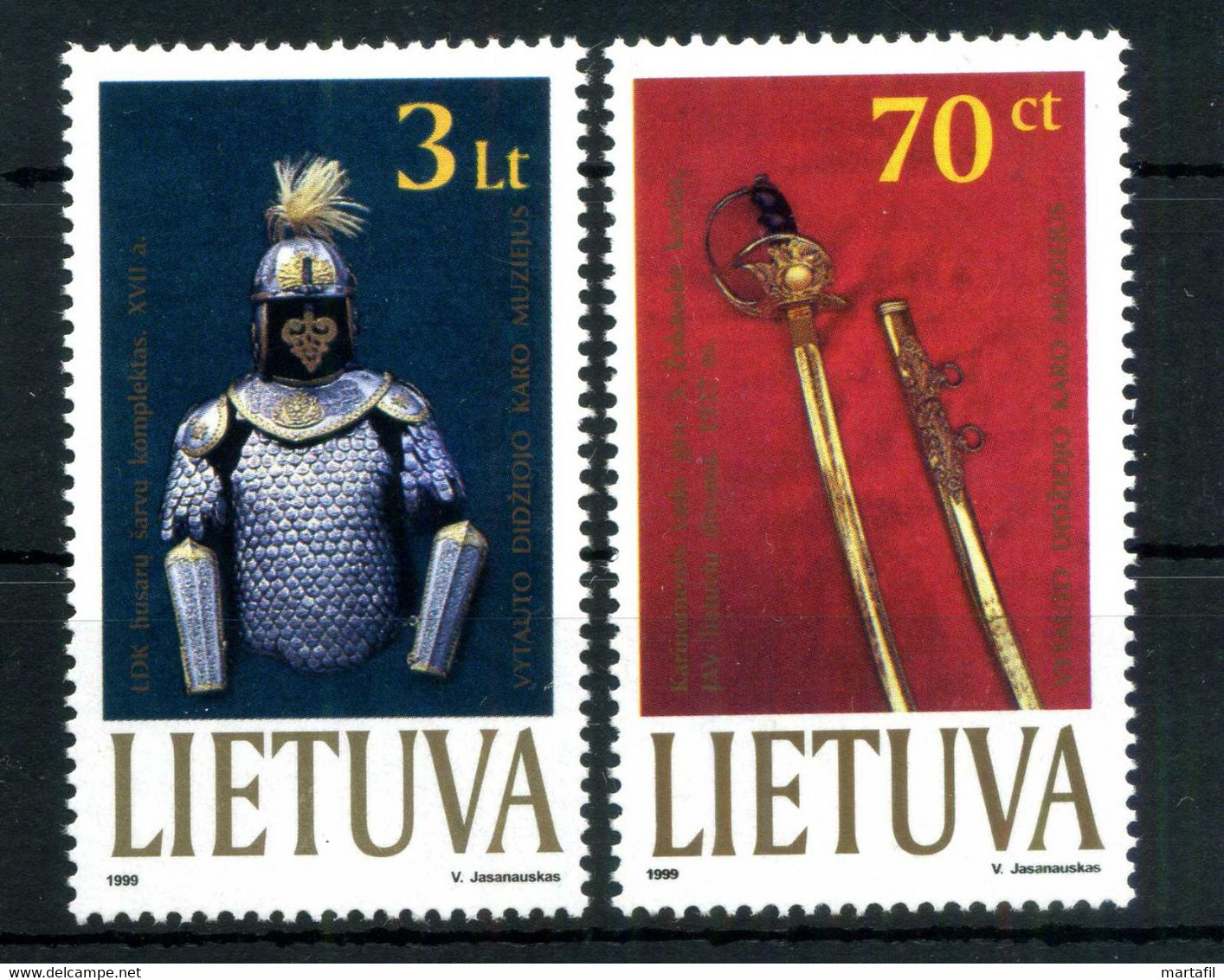 2000 LITUANIA SET MNH ** 649/650 - Lituanie