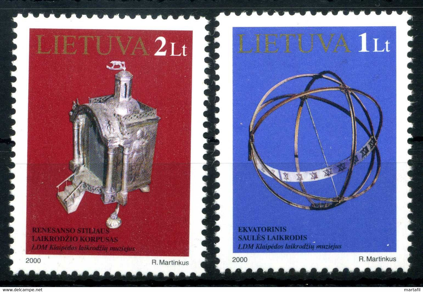 2000 LITUANIA SET MNH ** 665/666 - Lituanie