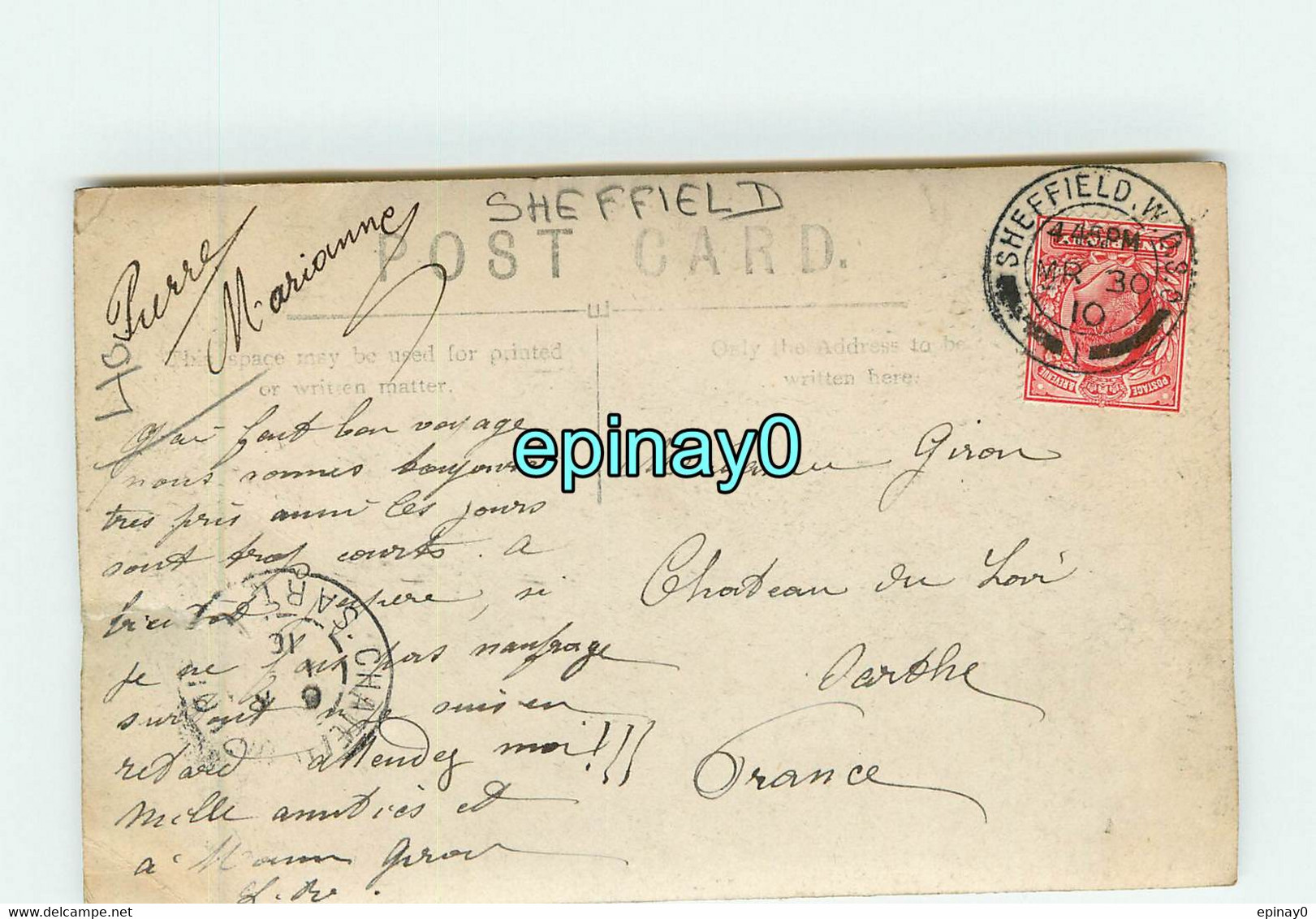 ANGLETERRE -  SHEFFIELD - CARTE PHOTO - Sheffield