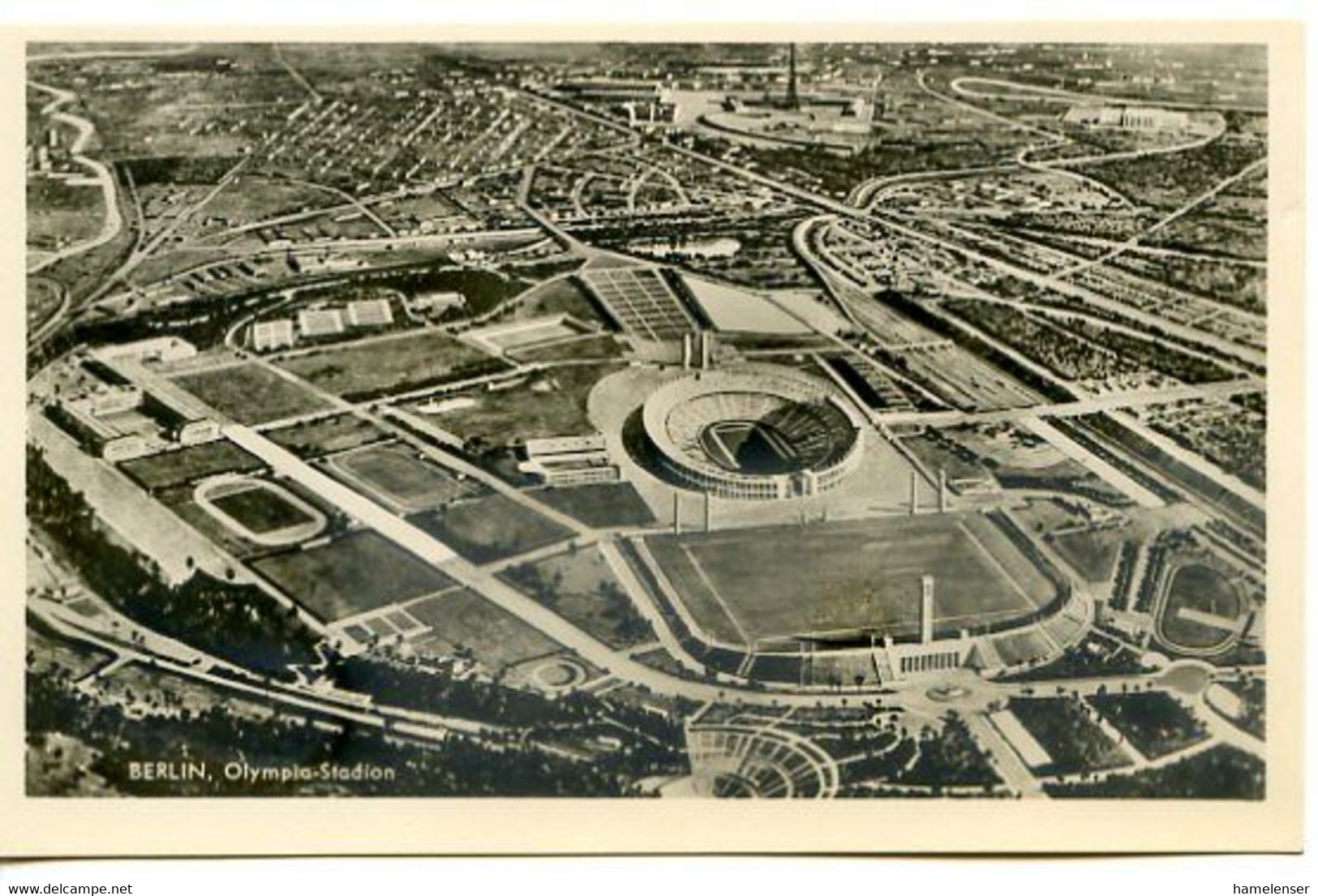 48658 - Deutsches Reich - 1936 - Ans.-Kte. "Olympia-Stadion" - Altri & Non Classificati