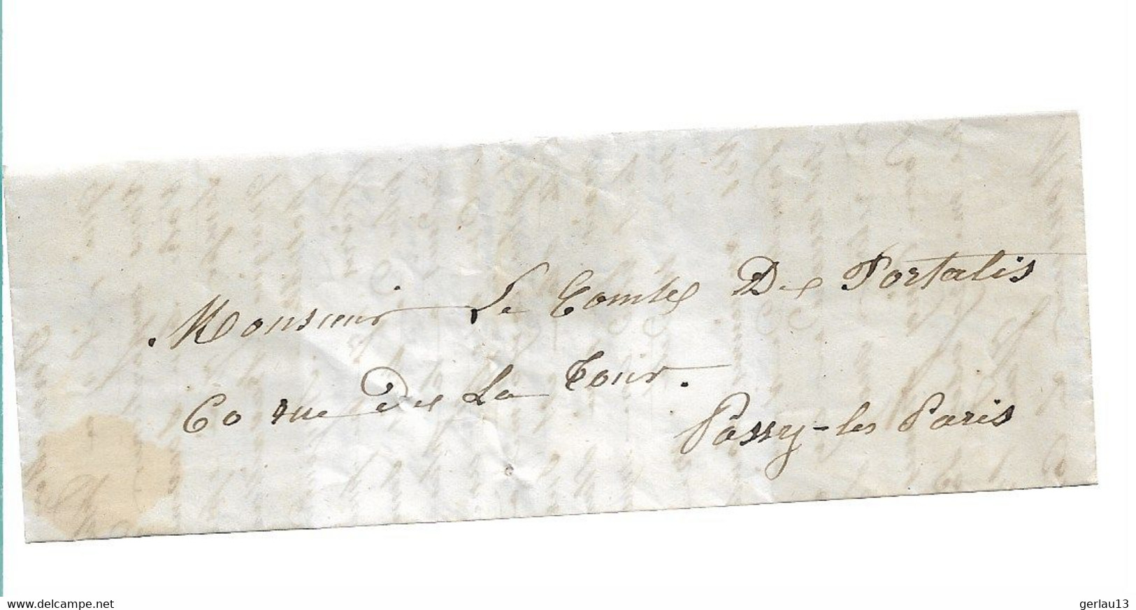 LETTRE ANCIENNE    Scan Recto Verso - 1801-1848: Precursores XIX