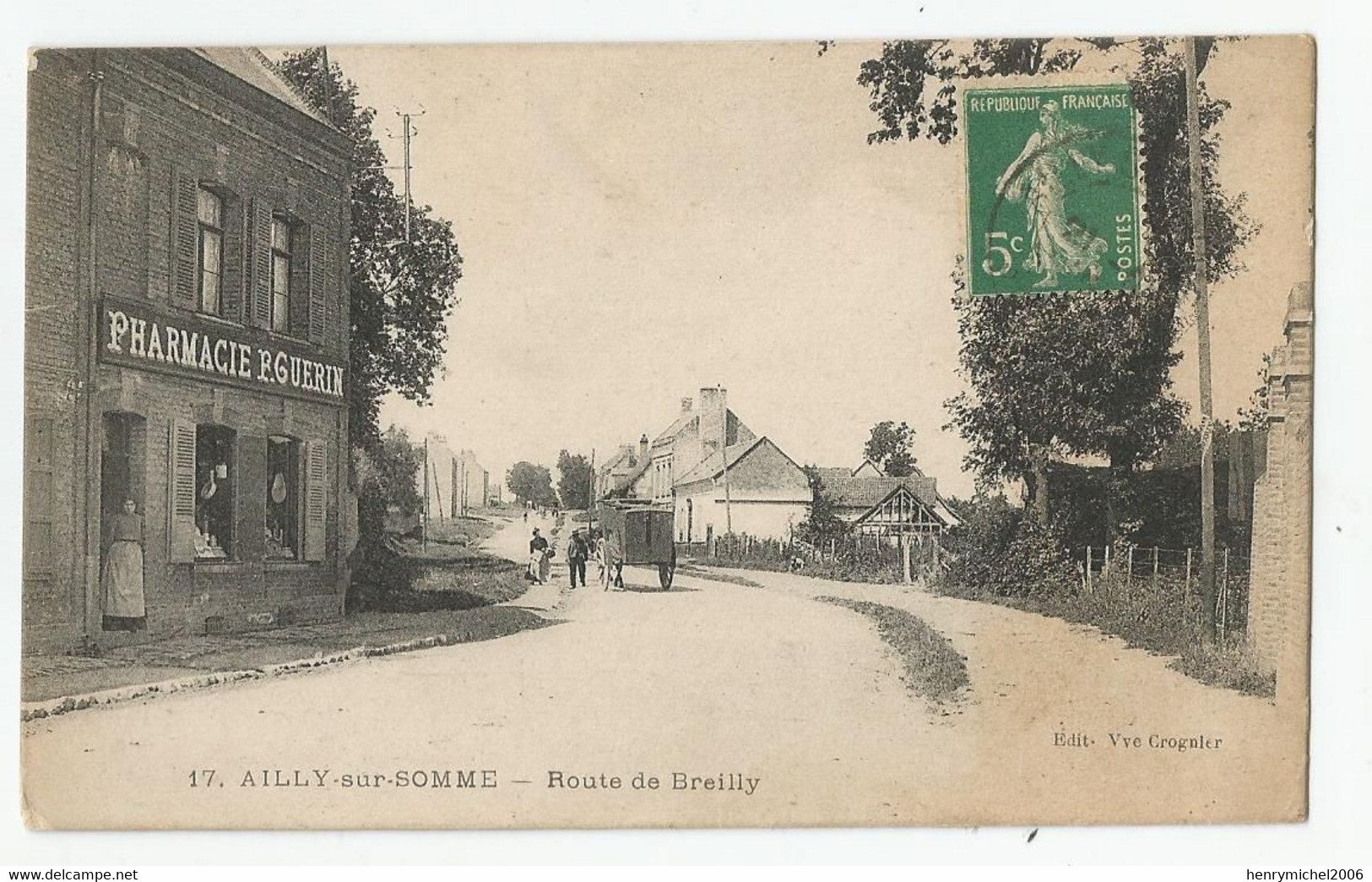 80 Ailly Sur Somme Route De Breilly Pharmacie Guerin - Sonstige & Ohne Zuordnung