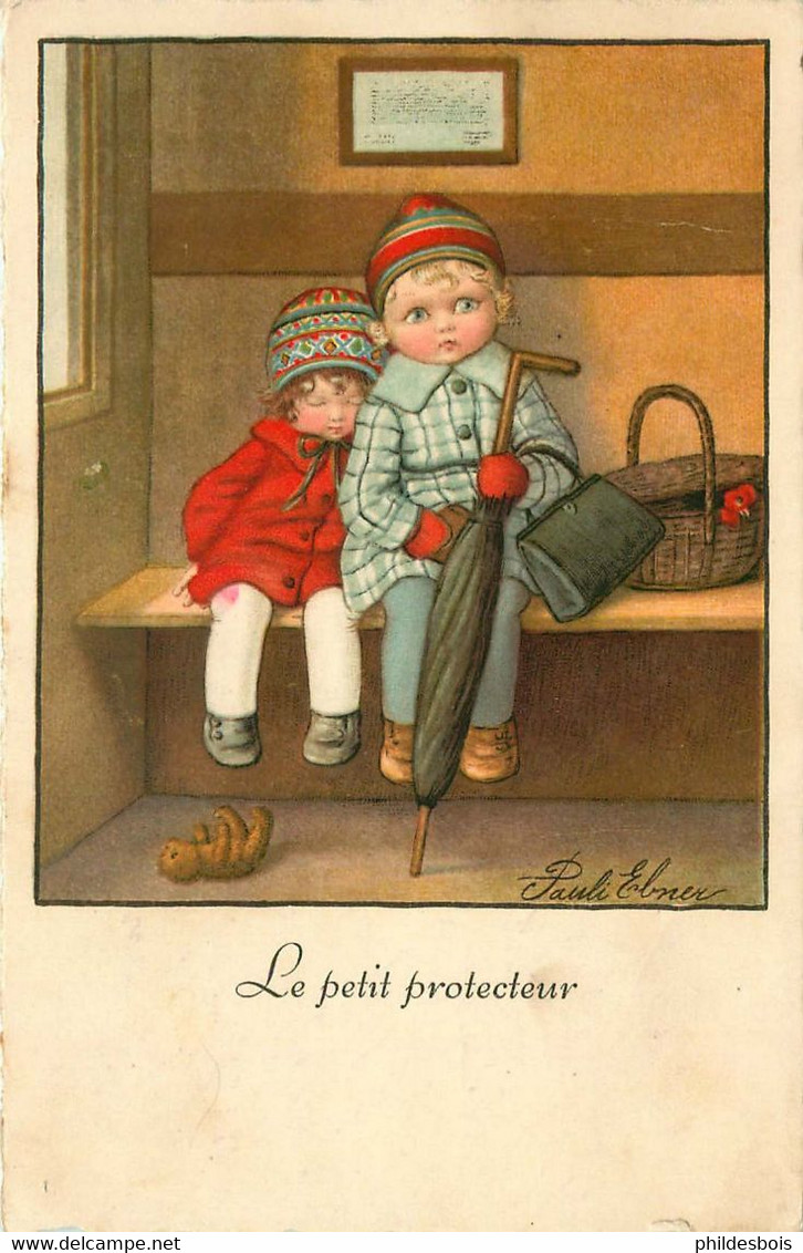 Illustrateur PAULI EBNER  Le Petit Protecteur - Ebner, Pauli