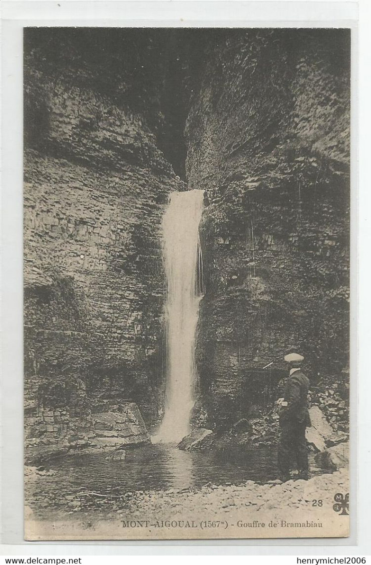 30 Gard Mont Aigoual Gouffre De Bramabiou Cascade - Autres & Non Classés