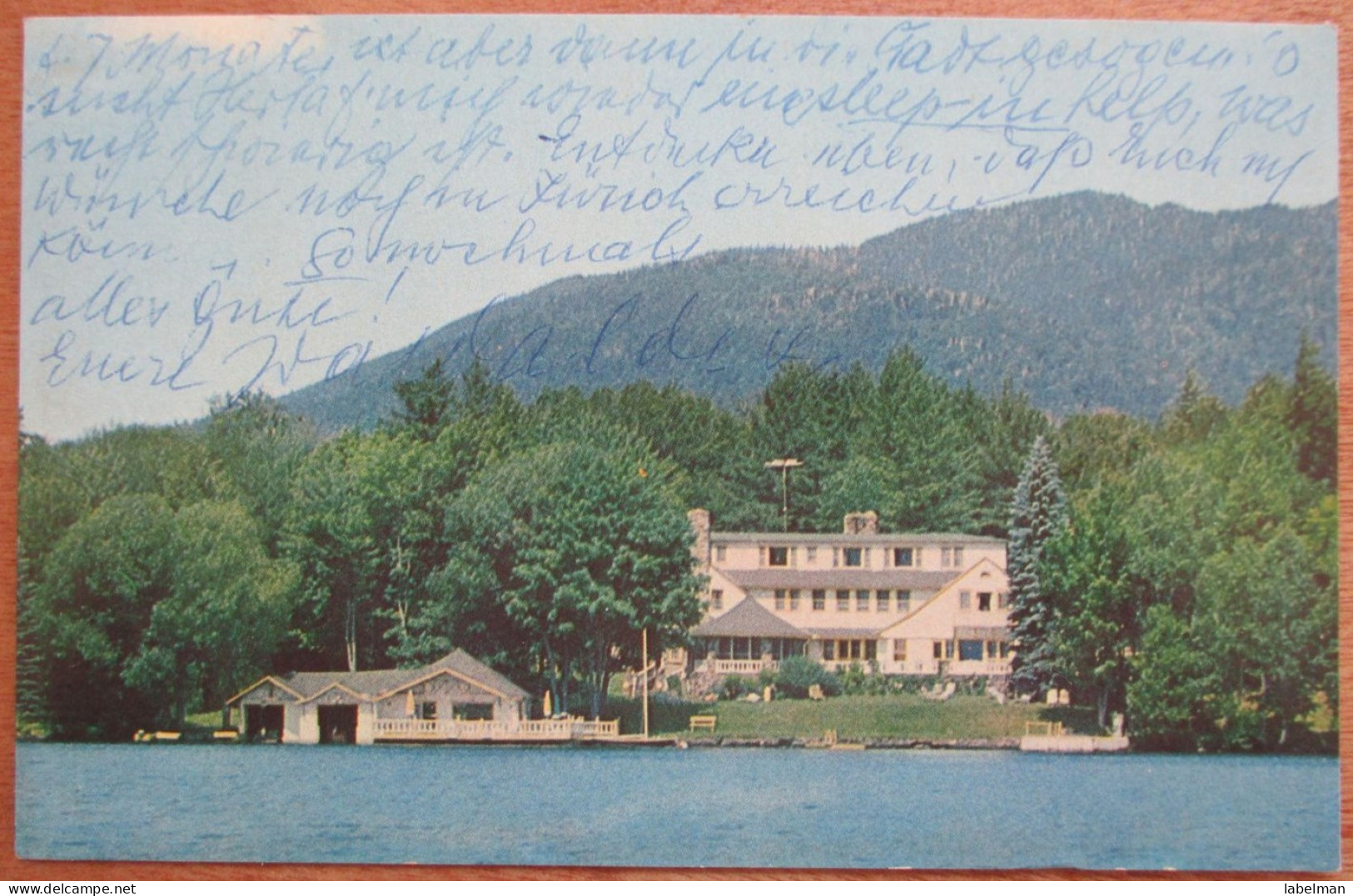 USA UNITED STATES RENATAON THE LAKE CARD ANSICHTSKARTE CARTOLINA POSTCARD PC STAMP - Anchorage