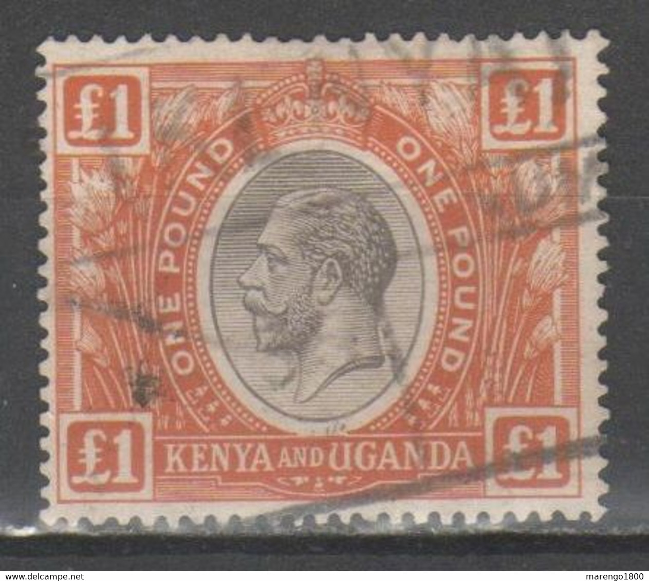 Kenia & Uganda 1922 - George V 1 £            (g7401) - Kenya & Uganda