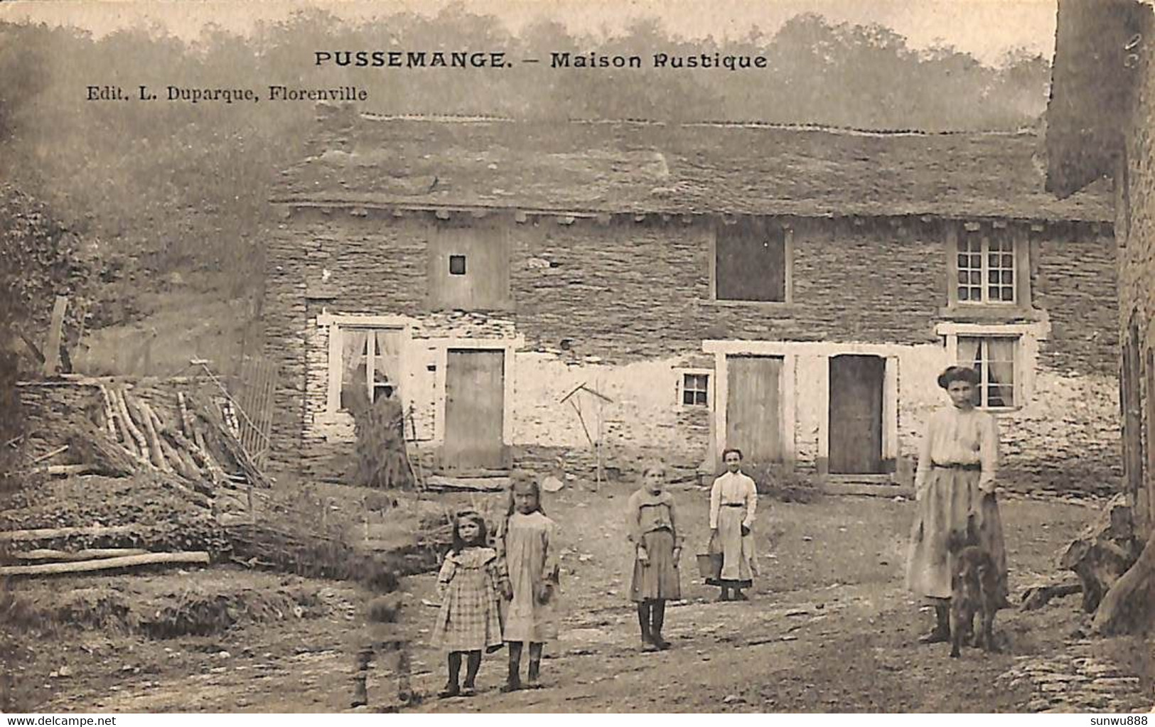 Pussemange - Maison Rustique (animée, Edit. L. Duparque) - Vresse-sur-Semois