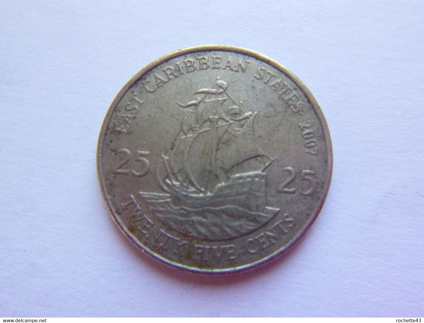 Etats Des Caraïbes Orientales - East Caribbean States - 25 Cents 2007 Elizabeth II - Pièce Monnaie Coin - Caraïbes Orientales (Etats Des)