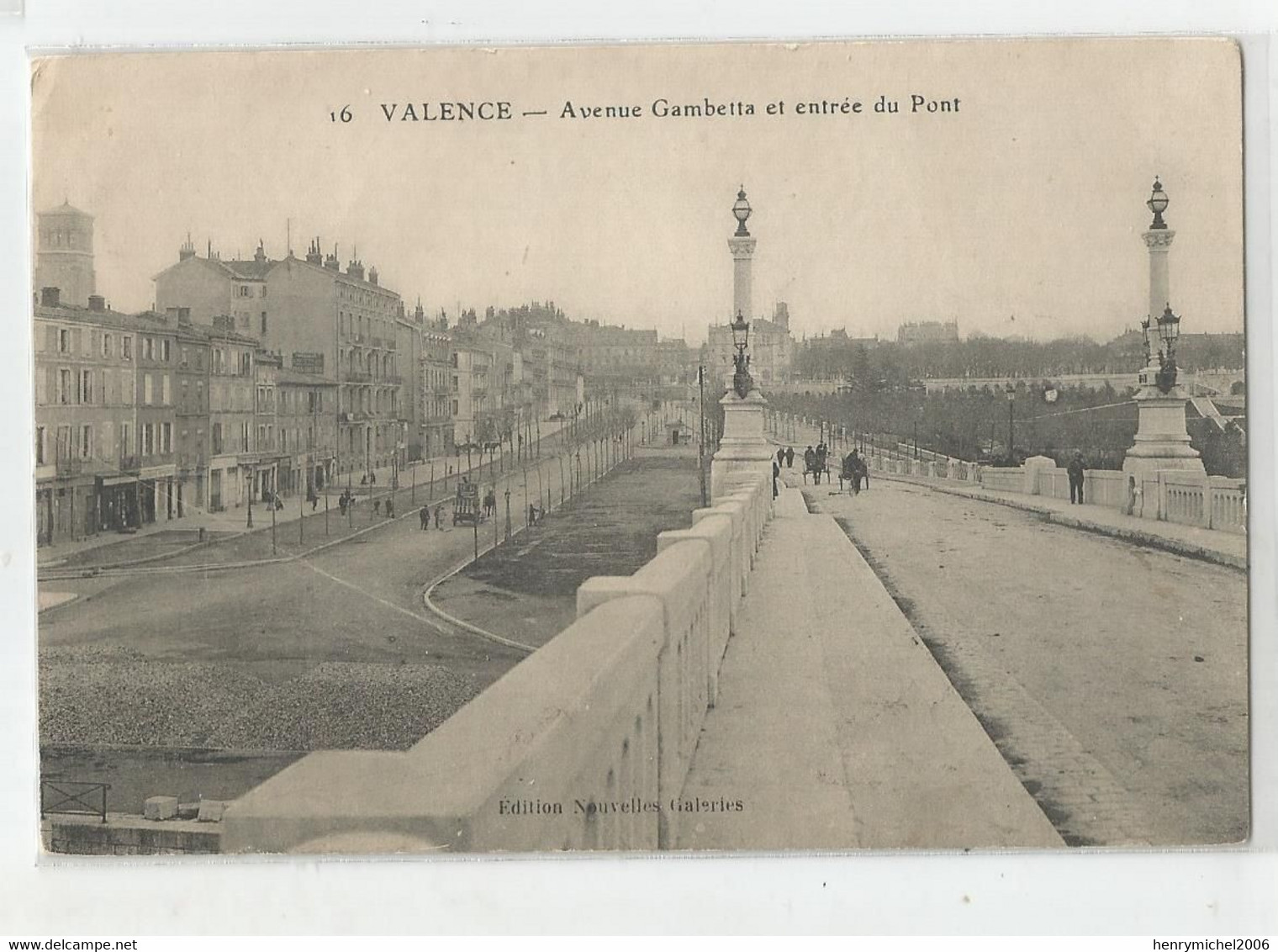 26 Drome Valence Avenue Gambetta Et Entrée Du Pont - Valence