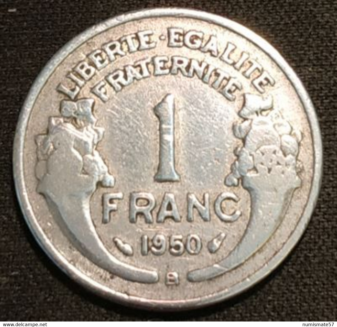 FRANCE - 1 FRANC 1950 B - Morlon - Gad 473 - KM 885a.2 - 1 Franc
