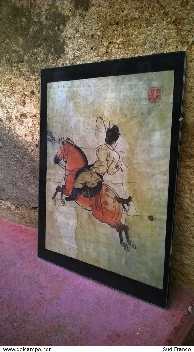 Tableau Ou Estampe Chinoise Ancienne - Chinese Papier