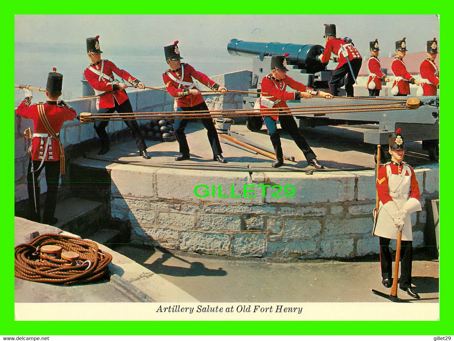 KINGSTON, ONTARIO - THE FORD HENRY GUARD PERFORMING ARTILLERY SALUTE - TRAVELTIME - - Kingston