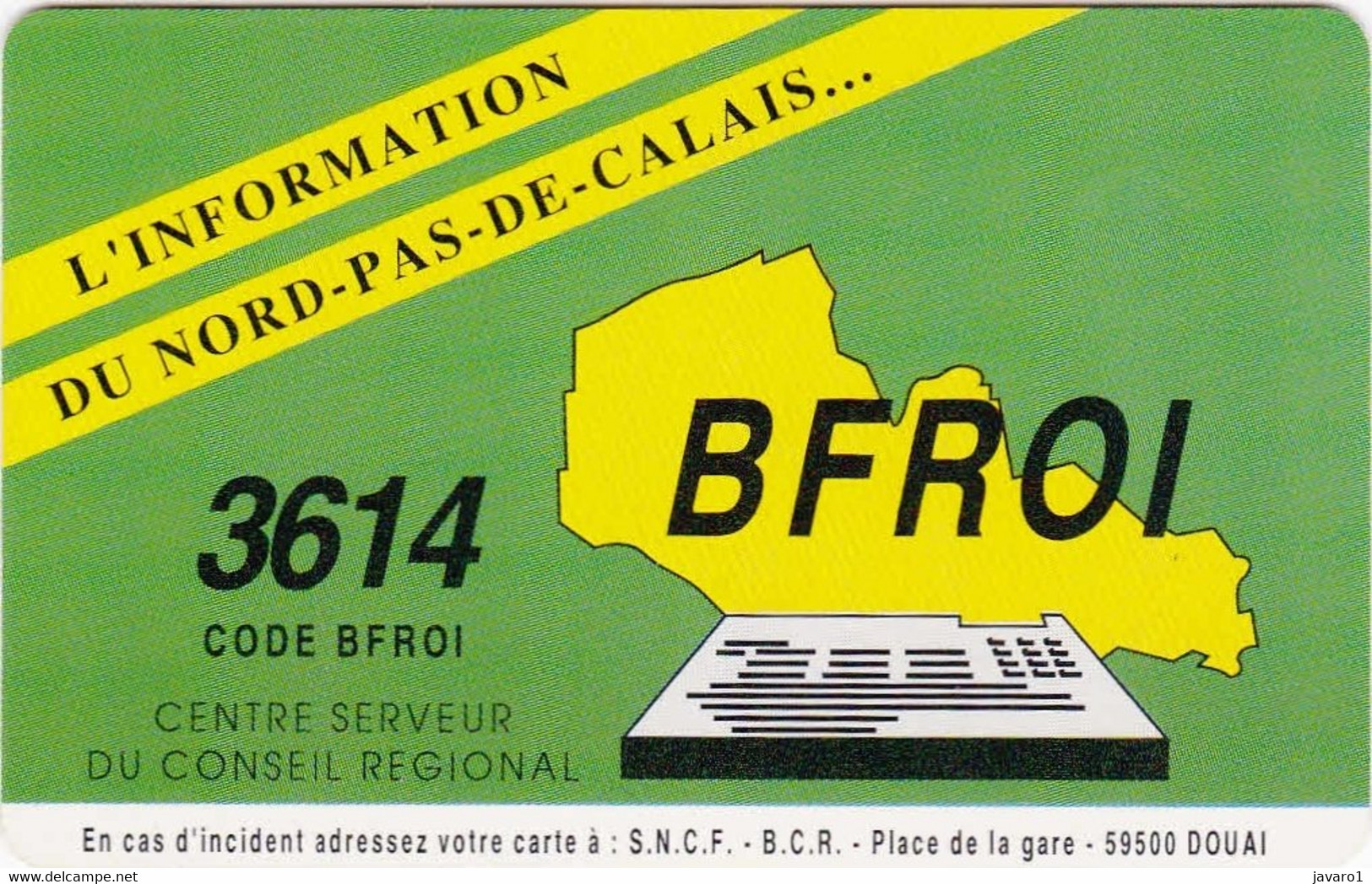 FRANCE-C : TER TELEPHONE T.E.R. (Lille) MINT -  Eurostar     