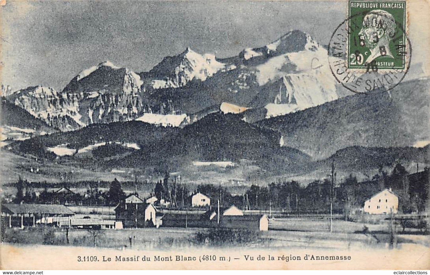 Annemasse          74            Le Mont Blanc Vu De La Région          (voir Scan) - Annemasse