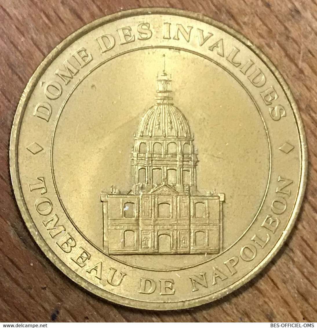 75007 PARIS DÔME INVALIDES TOMBEAU DE NAPOLÉON MDP 2000 MÉDAILLE MONNAIE DE PARIS JETON TOURISTIQUE MEDALS COIN TOKENS - 2000