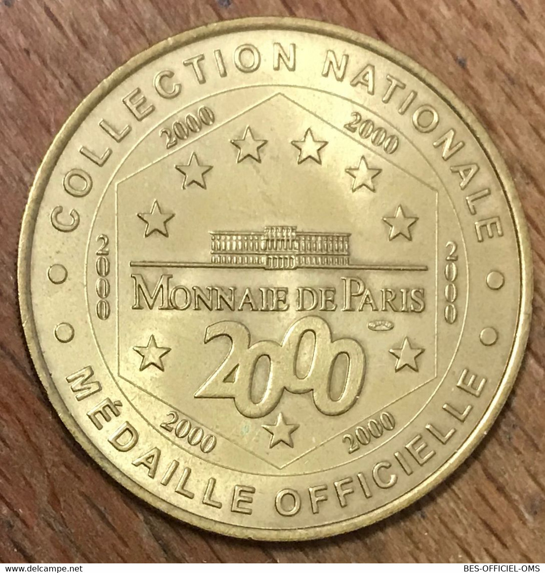75007 PARIS DÔME INVALIDES TOMBEAU DE NAPOLÉON MDP 2000 MÉDAILLE MONNAIE DE PARIS JETON TOURISTIQUE MEDALS COIN TOKENS - 2000