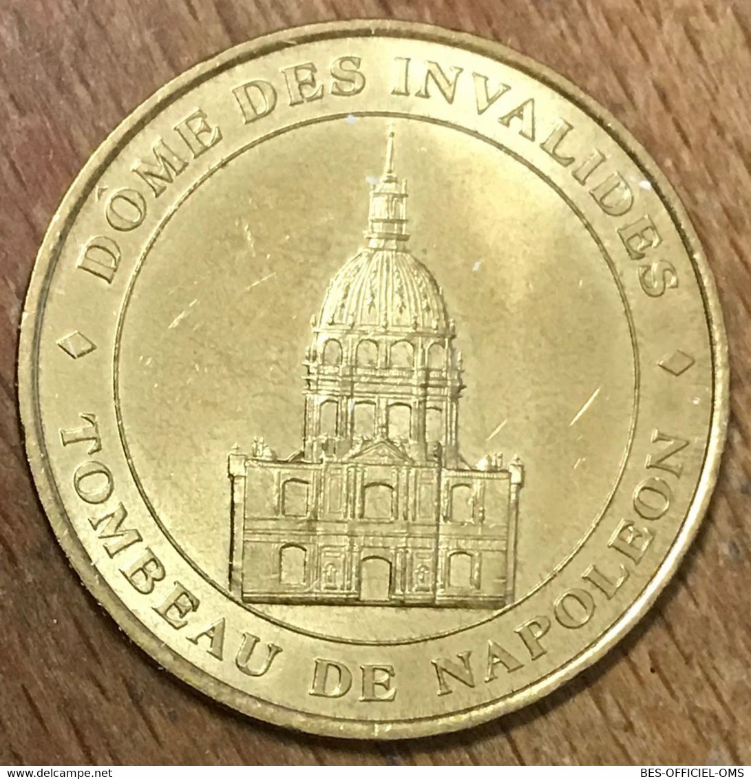 75007 PARIS DÔME INVALIDES TOMBEAU DE NAPOLÉON MDP 2001 MÉDAILLE MONNAIE DE PARIS JETON TOURISTIQUE MEDALS COINS TOKENS - 2001