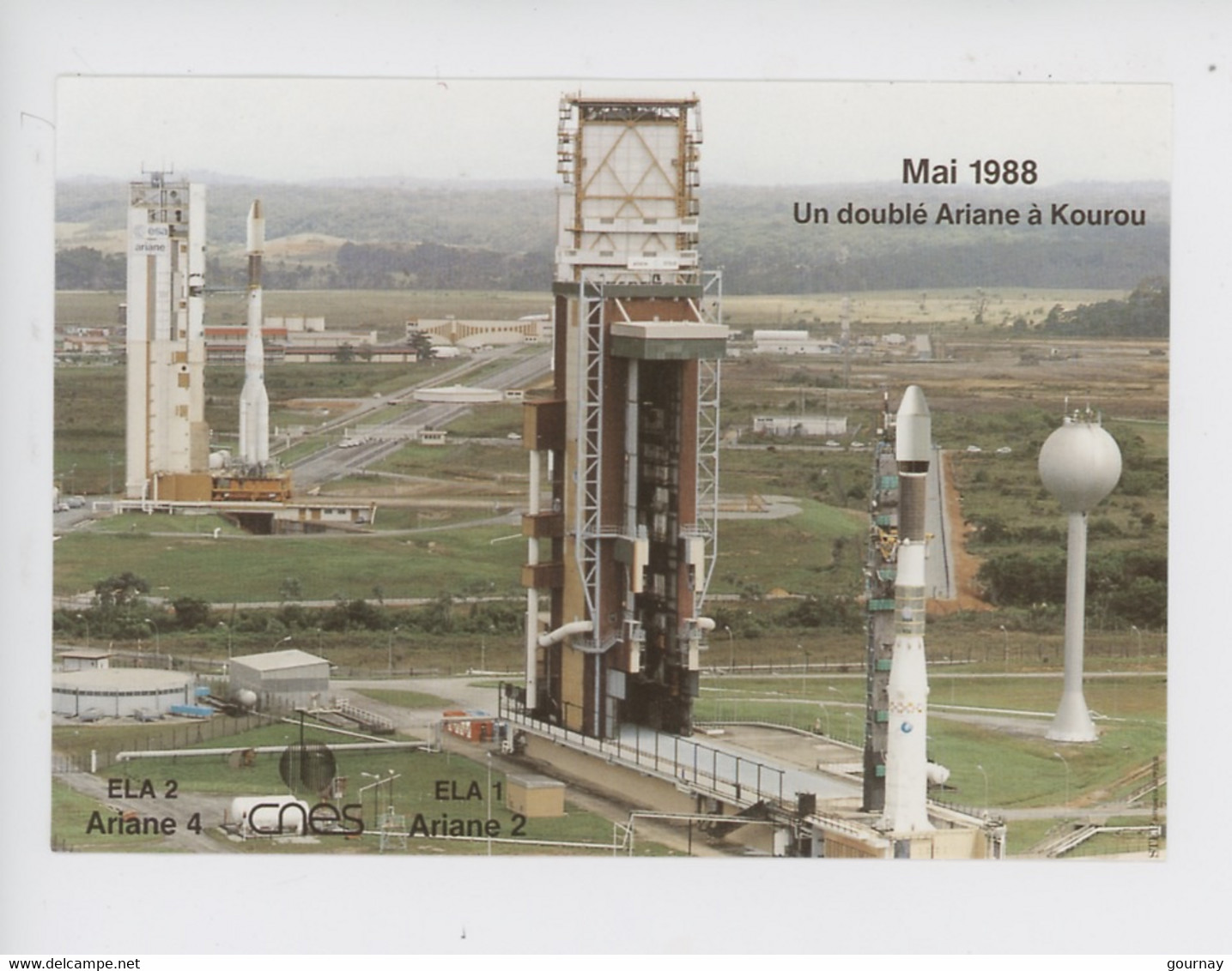 Doublé Ariane 4 Mai 1988 (fusée) Guyane Française : Kourou - Espace