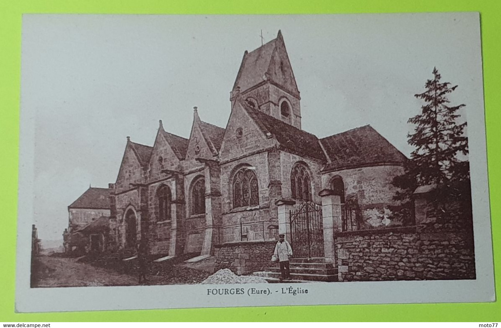 27 / EURE - Fourges - Eglise - CPA Carte Postale Ancienne - Vers 1930 - Fourges