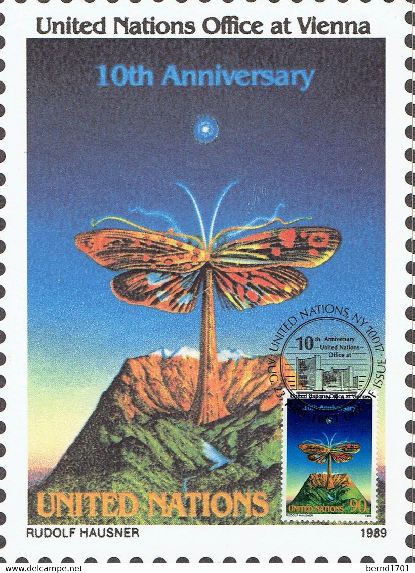 UN New York - Mi-Nr 577/578 Maxicard (f1009) - Cartoline Maximum