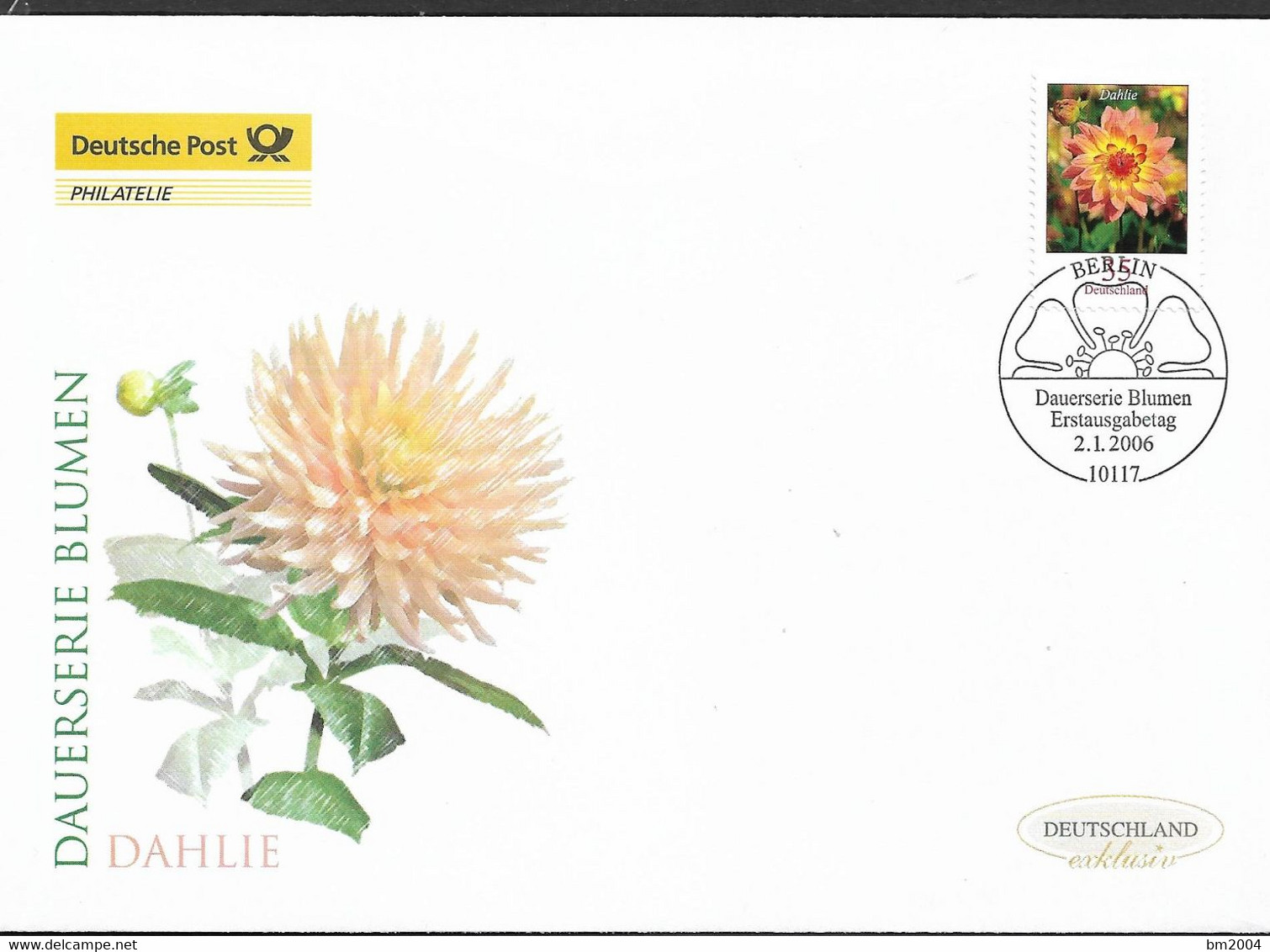 2006 Germany Deutschland  Mi. 2505 FDC   Blumen: Dahlie (Dahlia Variabilis Hort.) - Autres & Non Classés