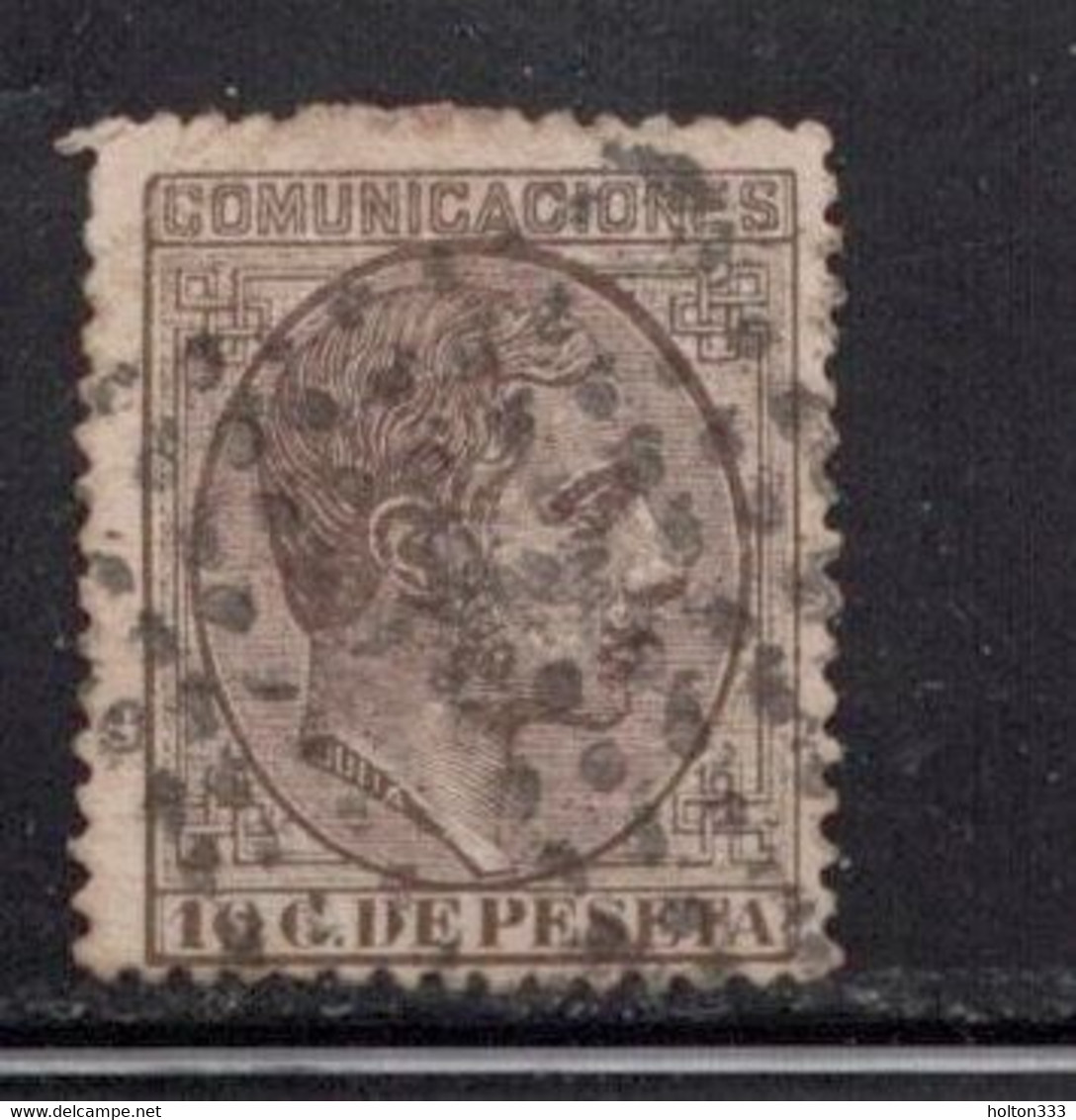 SPAIN Scott # 234 Used - King Alfonso XII - Andere & Zonder Classificatie