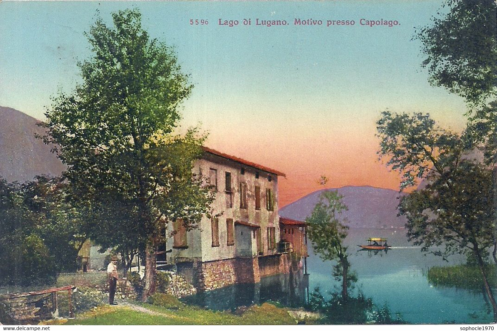 03 - 2021 - SUISSE - CANTON DU TESSIN - LUGANO  -  Lago Di - Motivo Presso Capolago - Capolago