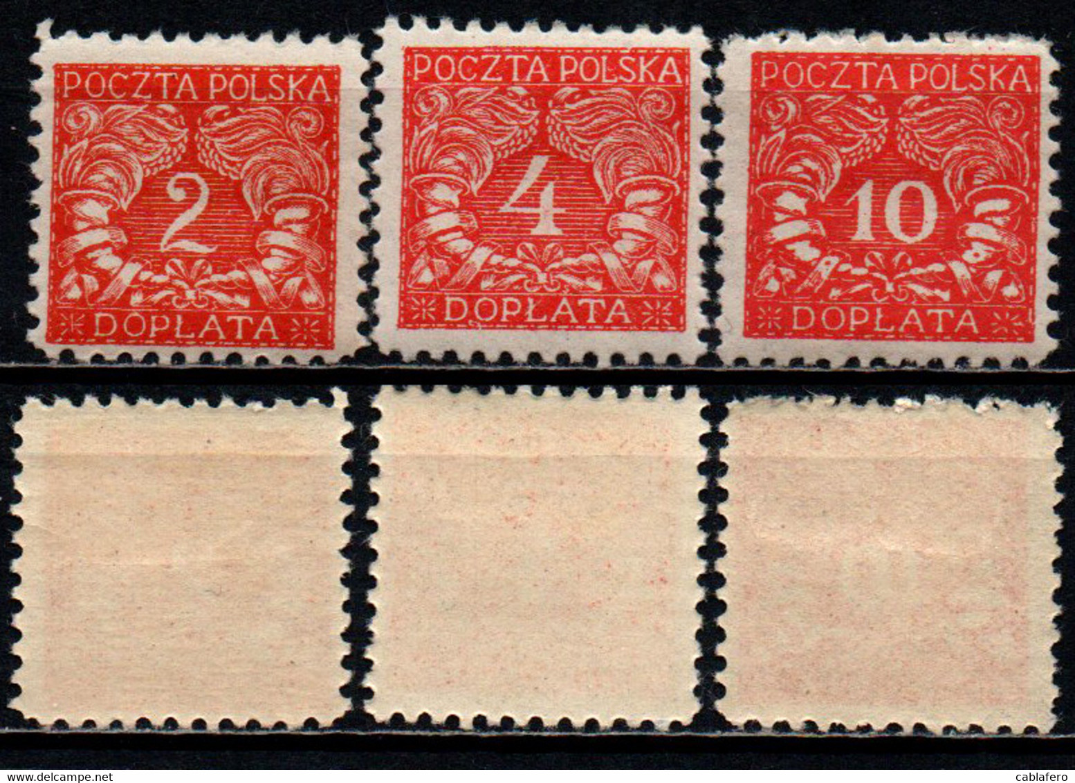 POLONIA - 1919 - CIFRE - MH - Postage Due